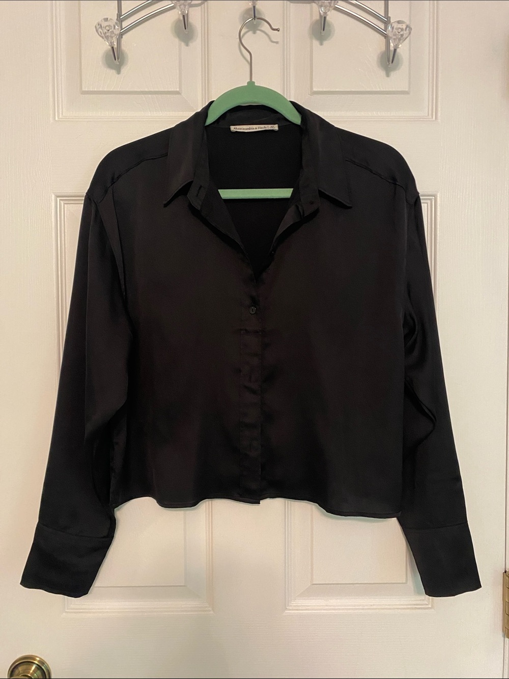 Abercrombie & Fitch Classic Black Button-Up Shirt